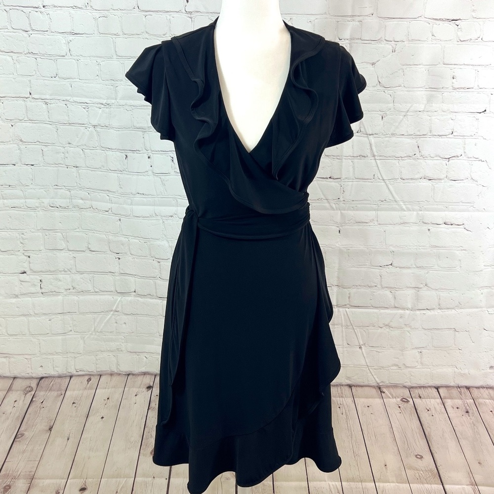 Tiana B. - Black Wrap Dress (S)